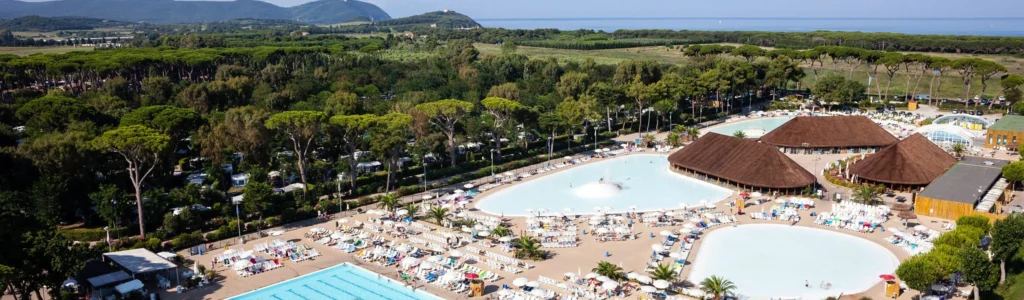 Camping Park Albatros in Toscane aan zee