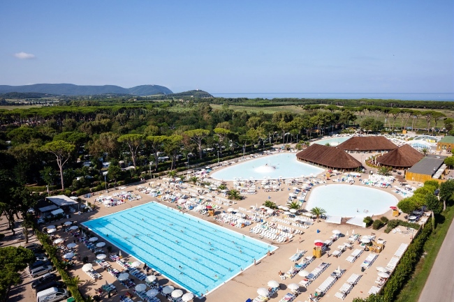 Camping Park Albatros in Toscane aan zee