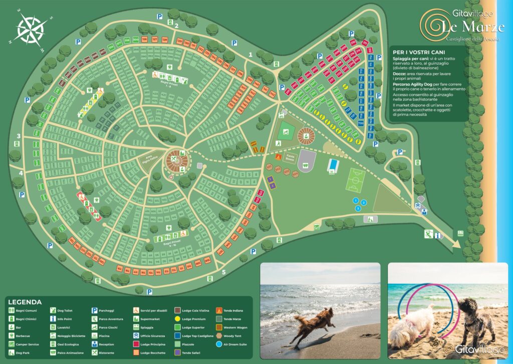Kaart en plattegrond van Le Marze