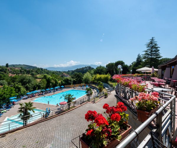 Camping II Poggetto Toscane uitzicht