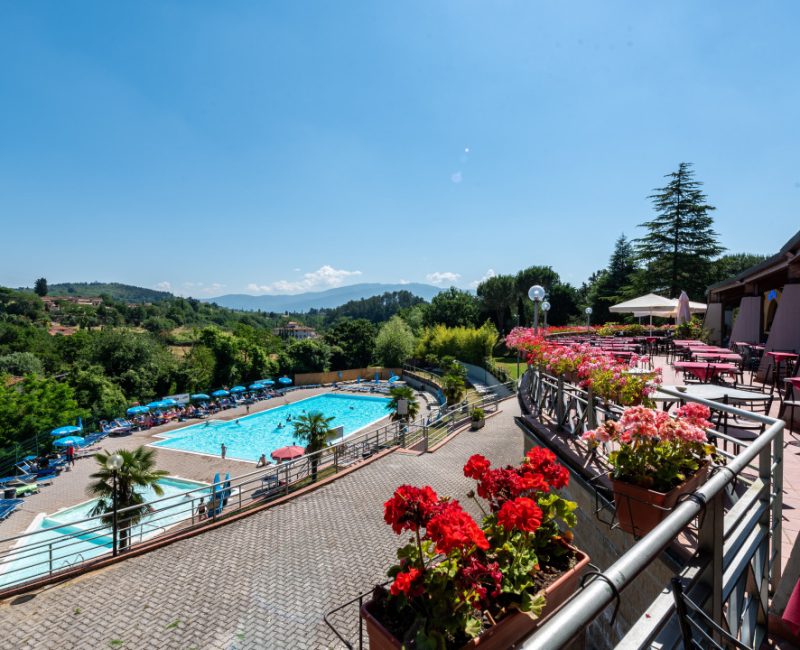 Camping II Poggetto Toscane uitzicht