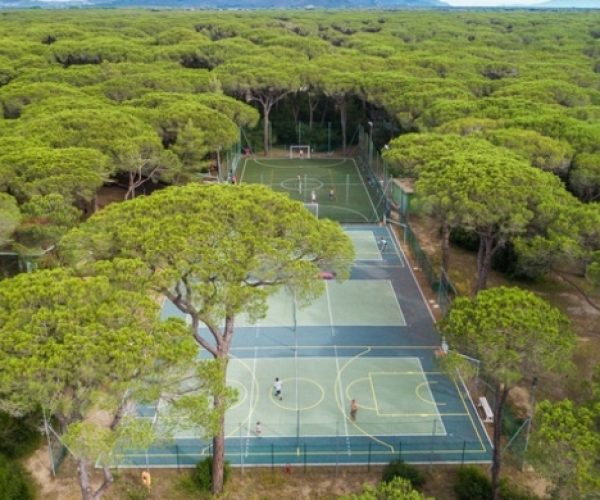 Camping Cieloverde Toscane voetbalveld