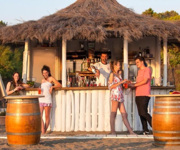 Camping Etruria toscane italie beachbar