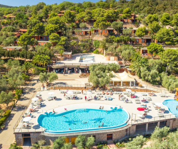 Camping Gitavillage Talamone Toscane bovenaanzicht