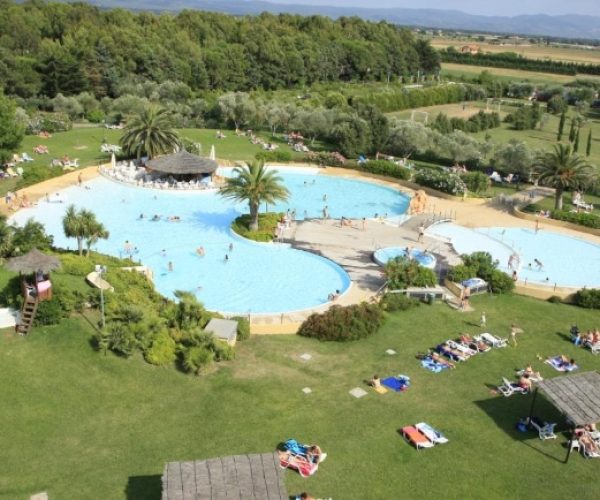 Camping Le Capanne Toscane bovenaanzicht