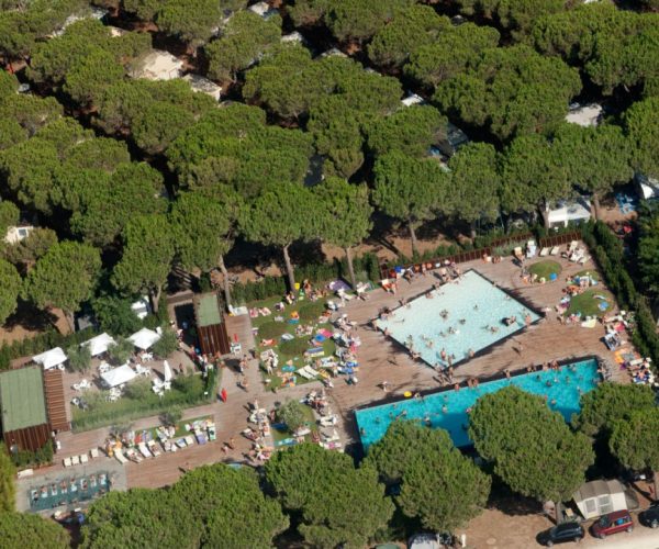 Camping Orbetello Toscane camping overzicht