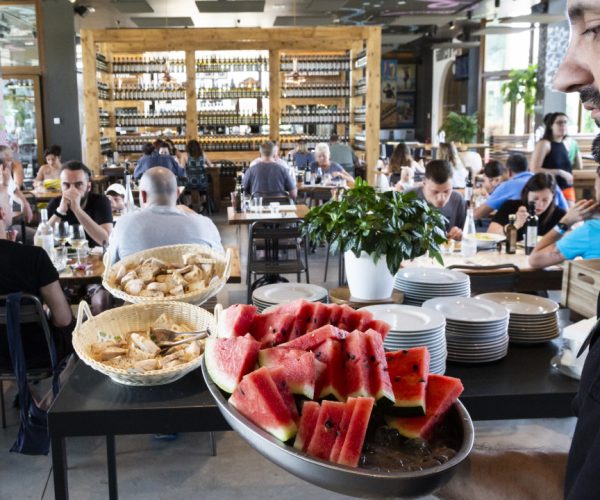 Het restaurant op camping hu firenze in town
