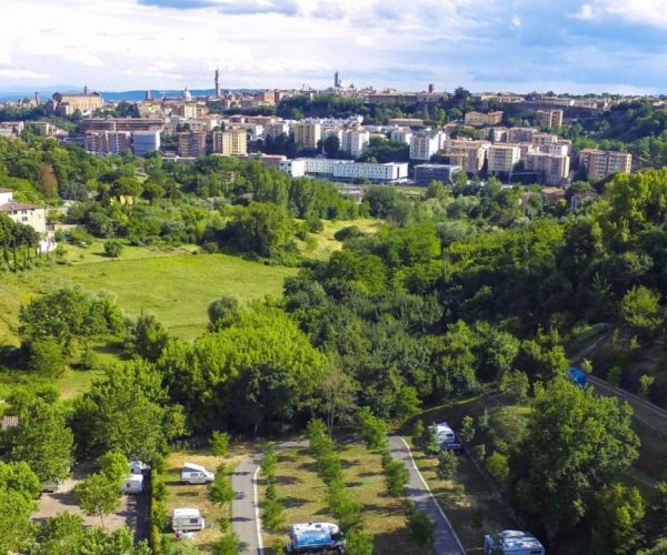 camping siena colleverde in toscane vlakbij het centrum van siena