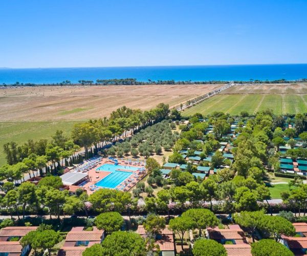 Camping Villaggio Orizzonte overzicht van de camping