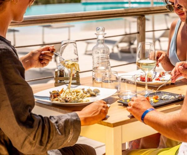 Restaurants bij camping gitavillage talamone in toscane